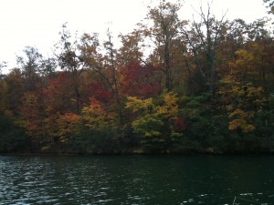 fall on Big Canoe lake